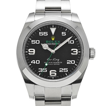 ロレックス エアキング 116900 ブラック メンズ 時計 【中古】【wristwatch】