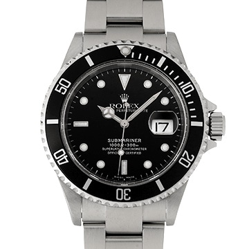 ロレックス サブマリーナ デイト 16610 ブラック メンズ 時計 【中古】【wristwatch】