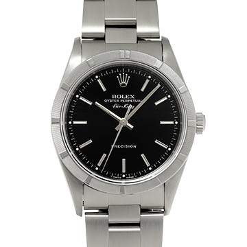 ロレックス エアキング 14010 ブラック メンズ 時計 【中古】【wristwatch】