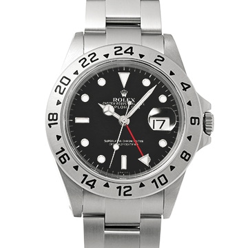 ロレックス エクスプローラーII 16570 ブラック メンズ 時計 【中古】【wristwatch】