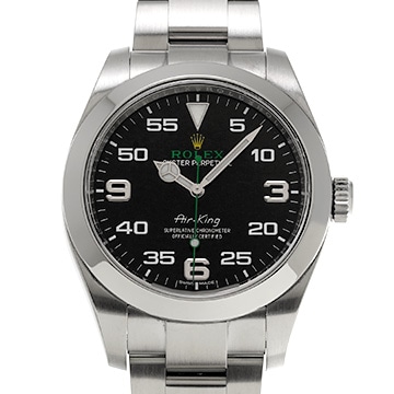 ロレックス エアキング 116900 ブラック メンズ 時計 【中古】【wristwatch】