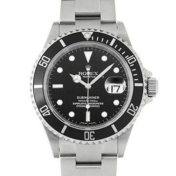 ロレックス サブマリーナ デイト 16610 ブラック メンズ 時計 【中古】【wristwatch】