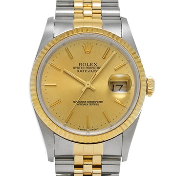 ロレックス デイトジャスト 36 16233 シャンパン メンズ 時計 【中古】【wristwatch】