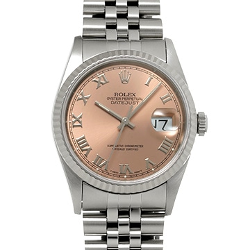 ロレックス デイトジャスト 36 16234 ピンク メンズ 時計 【中古】【wristwatch】