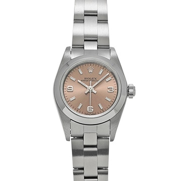 ロレックス オイスターパーペチュアル レディ 24 76080 ピンク レディース 時計 【中古】【wristwatch】
