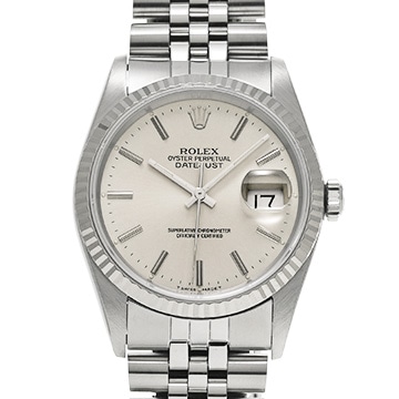 ロレックス デイトジャスト 36 16234 シルバー メンズ 時計 【中古】【wristwatch】