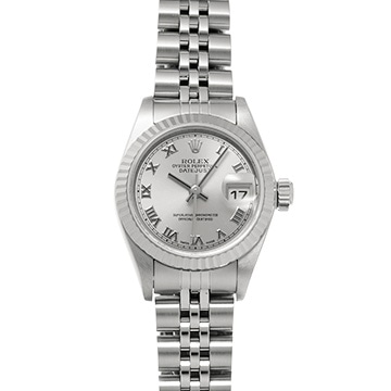 ロレックス デイトジャスト 79174 グレー レディース 時計 【中古】【wristwatch】