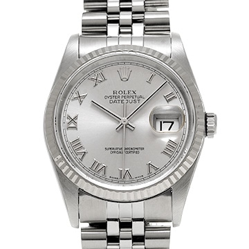 ロレックス デイトジャスト 36 16234 シルバー メンズ 時計 【中古】【wristwatch】