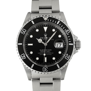 ロレックス サブマリーナ デイト 16610 ブラック メンズ 時計 【中古】【wristwatch】