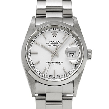 ロレックス デイトジャスト 16200 ホワイト メンズ 時計 【中古】【wristwatch】