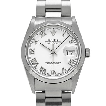 ロレックス デイトジャスト 16200 ホワイト メンズ 時計 【中古】【wristwatch】