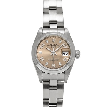 ロレックス オイスター パーペチュアル デイト 79160 ピンク レディース 時計 【中古】【wristwatch】