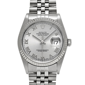 ロレックス デイトジャスト 16234 シルバー メンズ 時計 【中古】【wristwatch】
