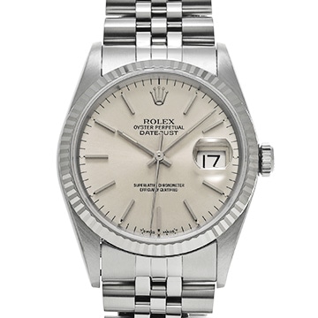ロレックス デイトジャスト 36 16234 シルバー メンズ 時計 【中古】【wristwatch】