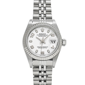 ロレックス デイトジャスト 79174 ホワイト レディース 時計 【中古】【wristwatch】