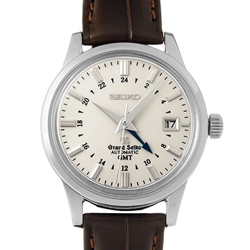 グランドセイコー オートマティック GMT SBGM003 アイボリー メンズ 時計 【中古】【wristwatch】
