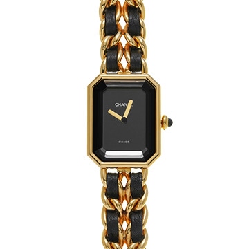 シャネル プルミエール XL H0001 ブラック レディース 時計 【中古】【wristwatch】
