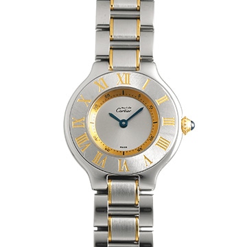 カルティエ マスト 21 ヴァンティアン W10073R6 シルバー レディース 時計 【中古】【wristwatch】