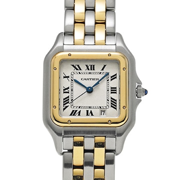カルティエ パンテール 110000R ホワイト レディース 時計 【中古】【wristwatch】