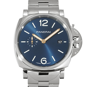 パネライ ルミノール ドゥエ 42mm PAM01124 ブルー メンズ 時計 【中古】【wristwatch】