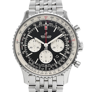 ブライトリング ナビタイマー B01 クロノグラフ 46 AB0127211B1A1 ブラック/シルバー メンズ 時計 【中古】【wristwatch】