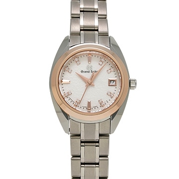 グランドセイコー エレガンスコレクション STGF374 ホワイト/ダイヤモンド レディース 時計 【中古】【wristwatch】