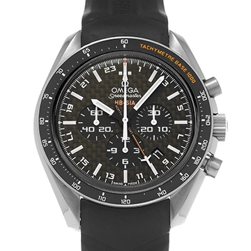 オメガ スピードマスター HB-SIA コーアクシャル GMT 321.92.44.52.01.001 ブラックカーボン メンズ 時計 【中古】【wristwatch】
