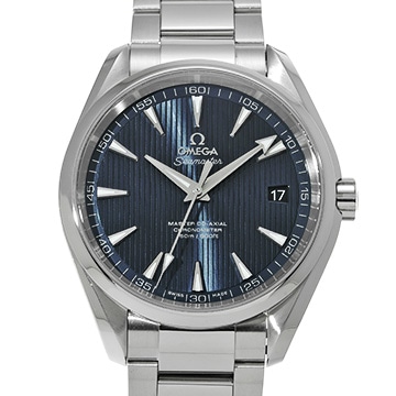 オメガ シーマスター アクアテラ マスターコーアクシャル 231.10.42.21.03.003 ブルー メンズ 時計 【中古】【wristwatch】
