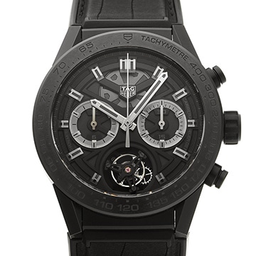 タグ ホイヤー カレラ ホイヤー02T ブラックファントム CAR5A8Z.FC6377 ブラック メンズ 時計 【中古】【wristwatch】