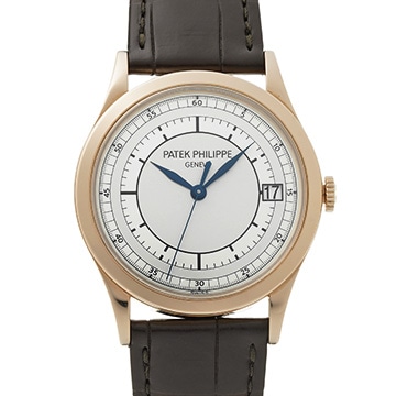 パテック フィリップ カラトラバ 5296R-001 シルバー メンズ 時計 【中古】【wristwatch】
