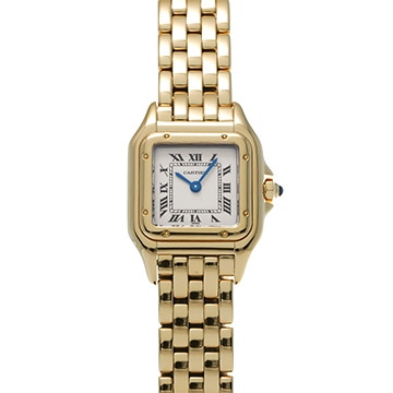 カルティエ パンテール SM W25022B9 アイボリー レディース 時計 【中古】【wristwatch】