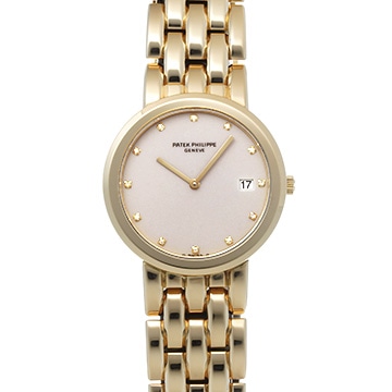 パテック フィリップ カラトラバ 3937/3J アイボリー/ダイヤモンド ユニセックス 時計 【中古】【wristwatch】