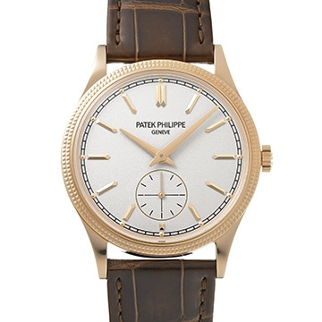 パテック フィリップ カラトラバ 6119R-001 シルバー メンズ 時計 【中古】【wristwatch】