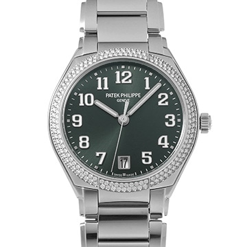 パテック フィリップ トゥエンティ-4 7300/1200A-011 オリーブグリーン・ソレイユ レディース 時計 【中古】【wristwatch】