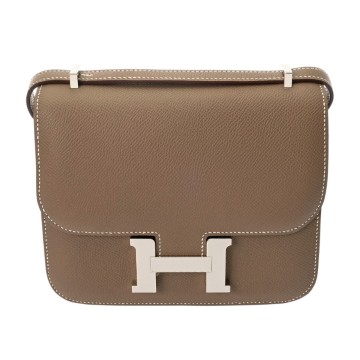 エルメス コンスタンス3 18 ミロワール エトゥープ ヴォーエプソン レディース バッグ 【未使用】【bag】