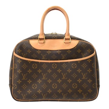 ルイ ヴィトン モノグラム ドーヴィル ブラウン M47270 モノグラムキャンバス レディース バッグ 【中古】【bag】