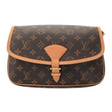 ルイ ヴィトン モノグラム ソローニュ ブラウン M42250 モノグラムキャンバス レディース バッグ 【中古】【bag】