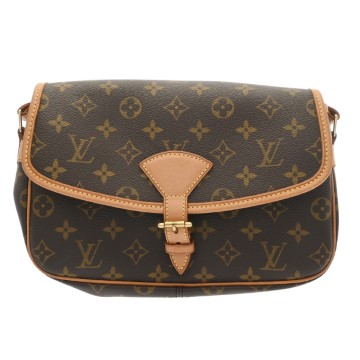 ルイ ヴィトン モノグラム ソローニュ ブラウン M42250 モノグラムキャンバス レディース バッグ 【中古】【bag】