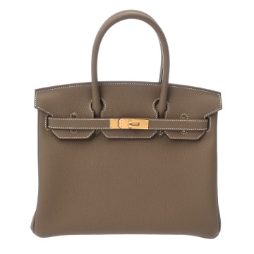 エルメス バーキン 30 エトゥープ トゴ レディース バッグ 【新品】【bag】