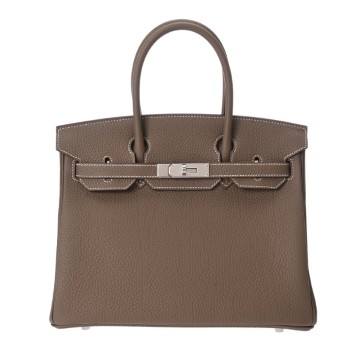 エルメス バーキン 30 エトゥープ トゴ レディース バッグ 【新品】【bag】