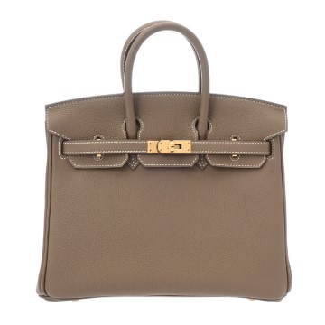 エルメス バーキン 25 エトゥープ トゴ レディース バッグ 【新品】【bag】