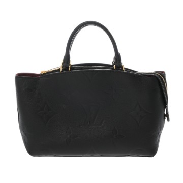 ルイ ヴィトン モノグラムアンプラント プティ パレ PM ノワール M58916 レザー レディース バッグ 【中古】【bag】