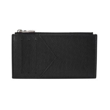 ルイ ヴィトン タイガ コインカードホルダー ブラック M62914 レザー メンズ 財布 【中古】【purse】