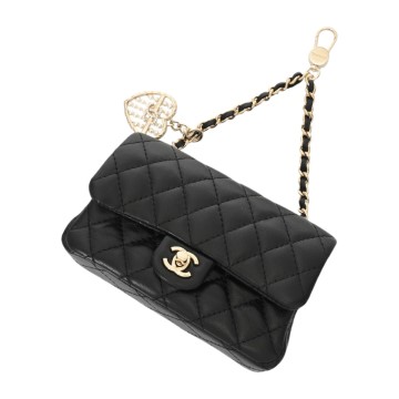 シャネル マトラッセ クラシック ミニ バッグ ブラック AP4760 ラムスキン レディース バッグ 【中古】【bag】