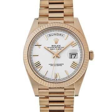 ロレックス デイデイト 40 228235 ホワイト メンズ 時計 【中古】【wristwatch】