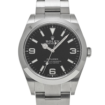 ロレックス エクスプローラー 214270 ブラック メンズ 時計 【中古】【wristwatch】