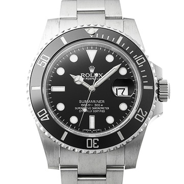 ロレックス サブマリーナ デイト 116610LN ブラック メンズ 時計 【中古】【wristwatch】