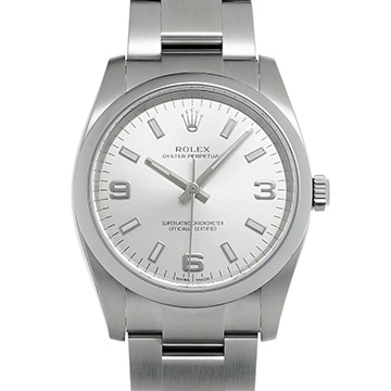 ロレックス オイスター パーペチュアル 34 114200 シルバー メンズ 時計 【中古】【wristwatch】