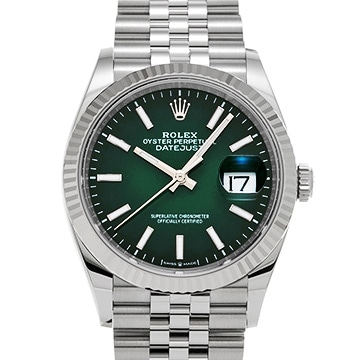 ロレックス デイトジャスト 36 126234 グリーンオンブレ メンズ 時計 【新品】【wristwatch】