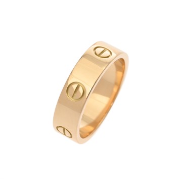 カルティエ ラブリング #60 ゴールド K18イエローゴールド YG レディース ジュエリー 【中古】【jewelry】